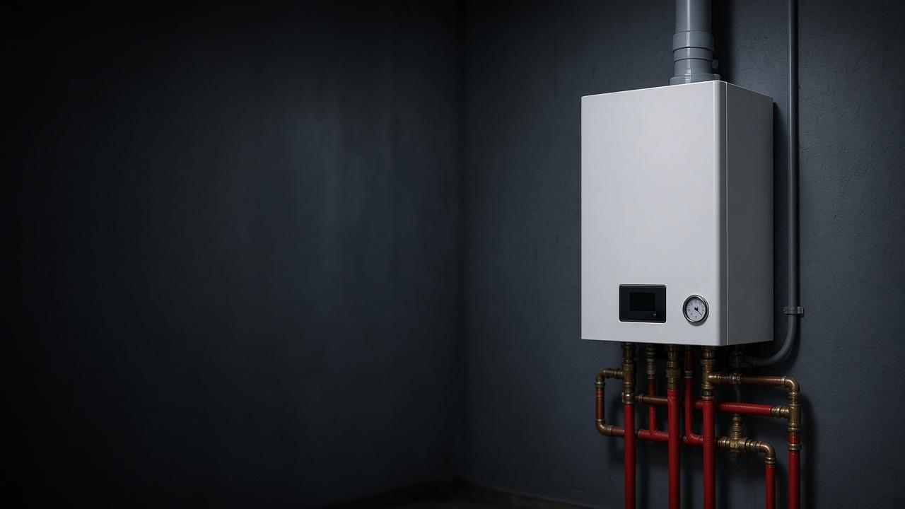 Certified boiler technician installing a hydronic heating system in a Vancouver home